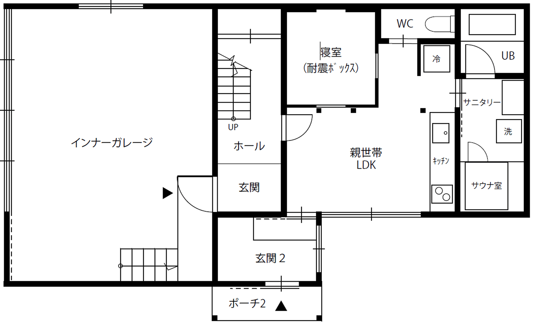 間取り図　一階